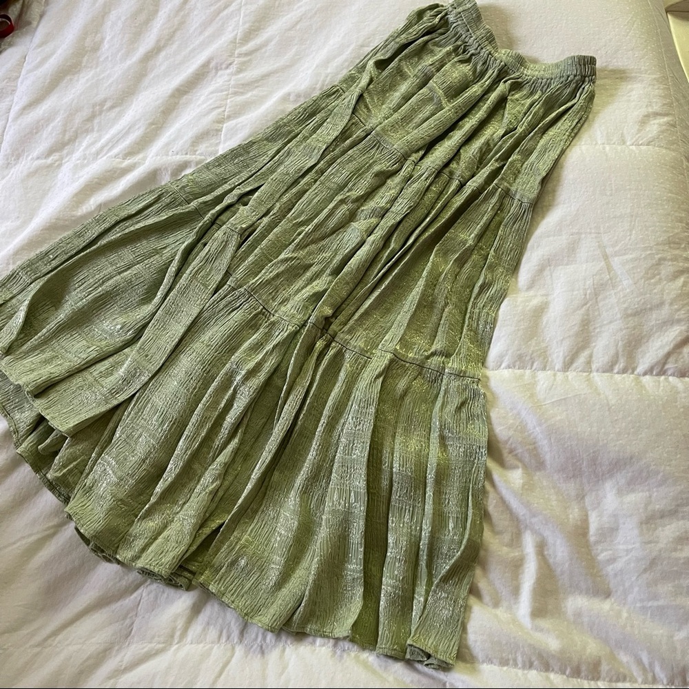 Double D Ranch green skirt